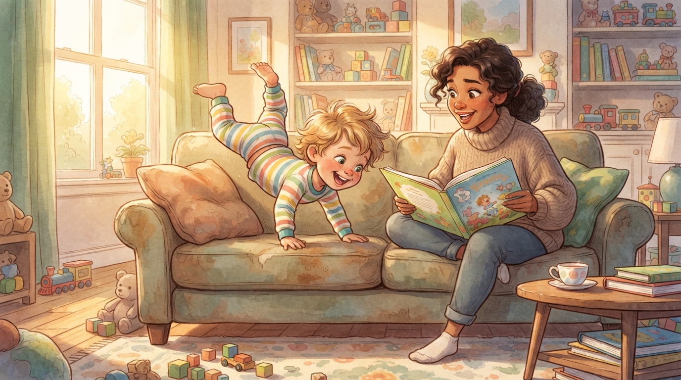 Why Your Toddler Won't Sit Still for Books (And How to Read to an Active Child)